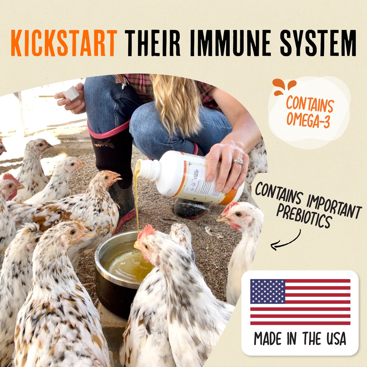 Mejora la salud digestiva y la inmunidad del rebaño de forma natural - Immunity & Digestive Booster