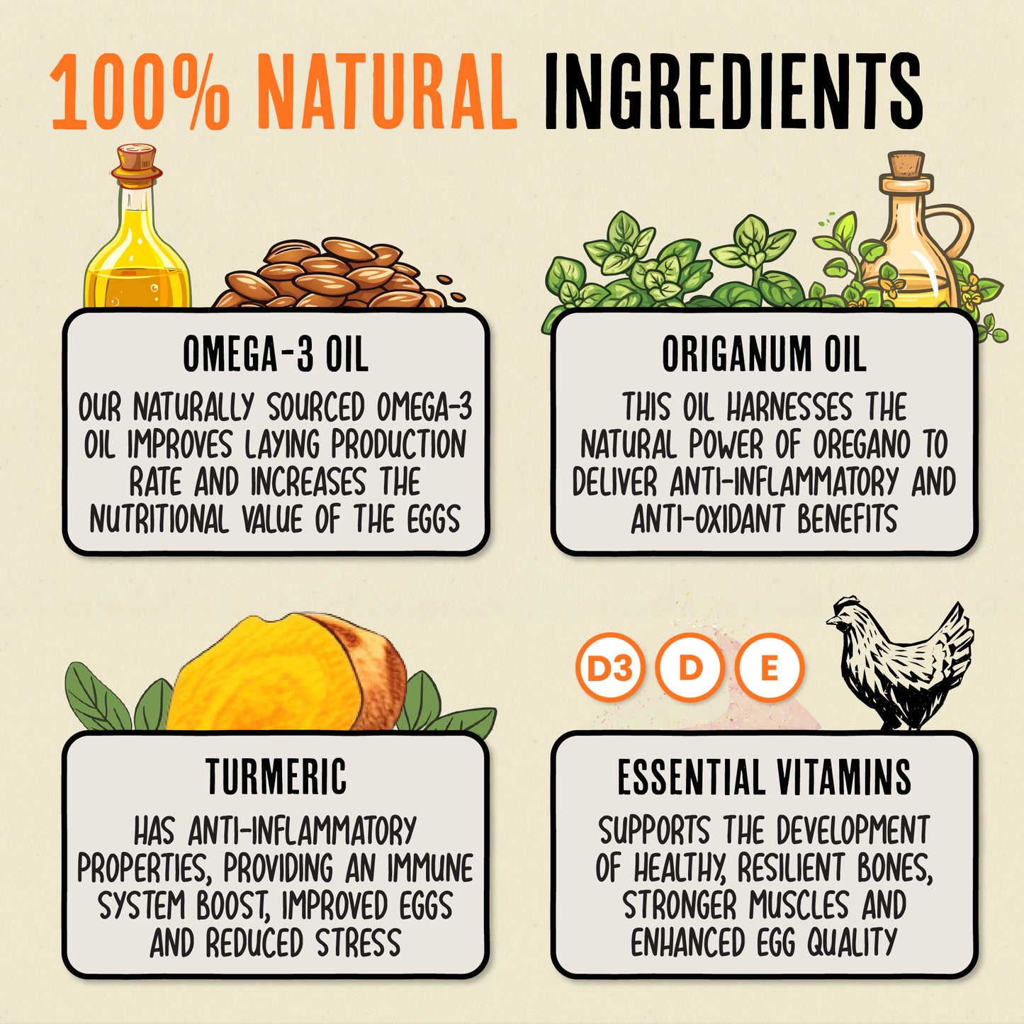 Mejora la salud digestiva y la inmunidad del rebaño de forma natural - Immunity & Digestive Booster