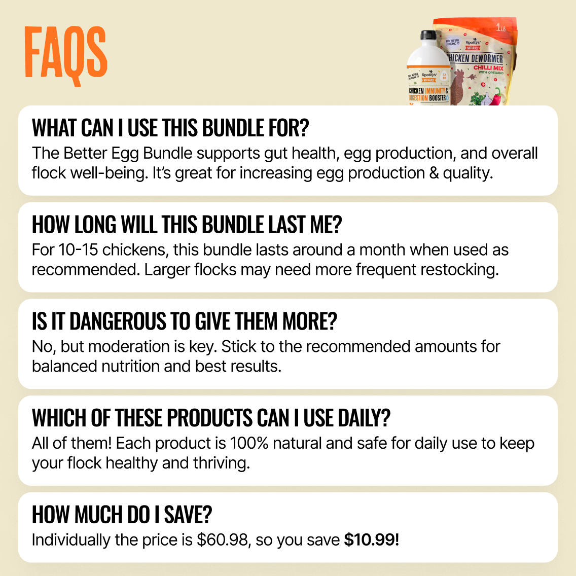 The Protect Pack - Immunity Booster + Chicken Dewormer