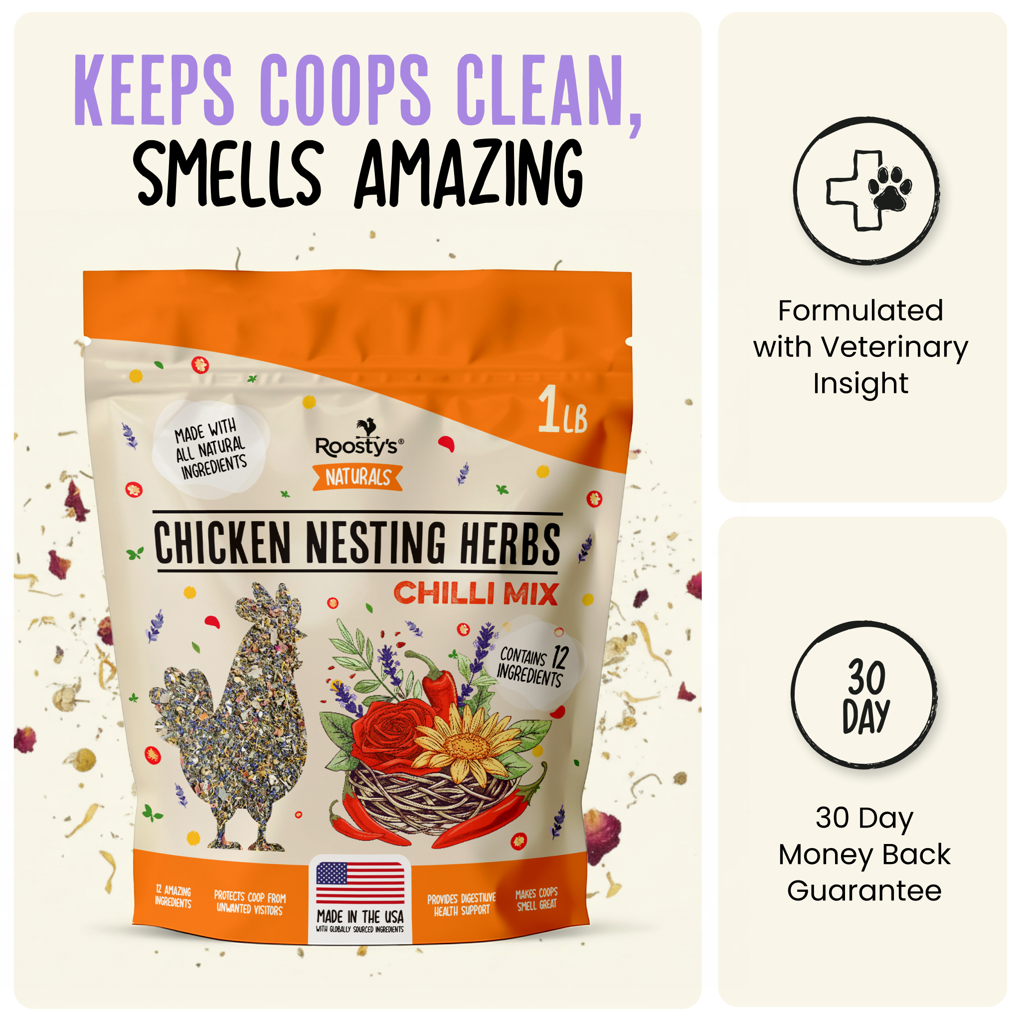 Nesting Herbs - Natural Support for Clean Coops & Healthy Hens