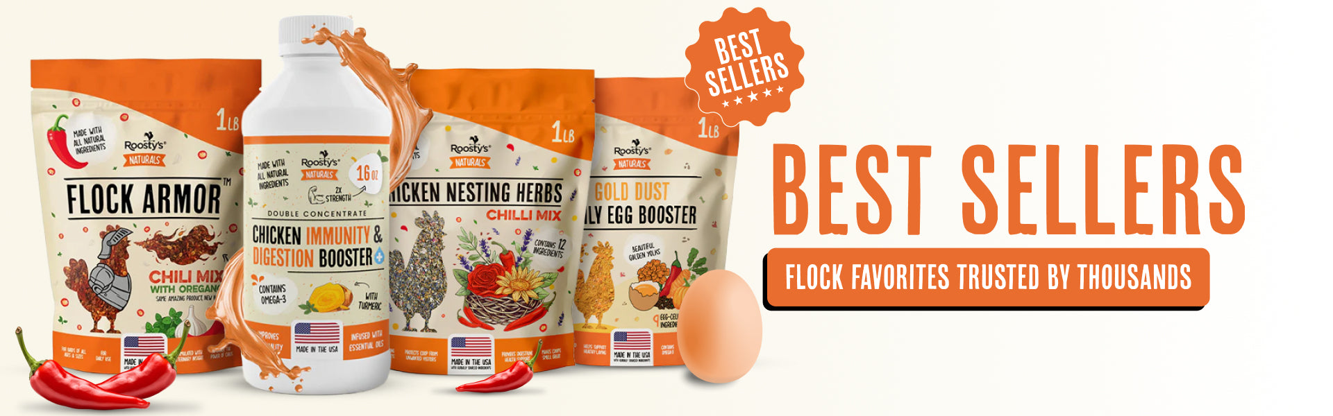 Roosty's Best Sellers