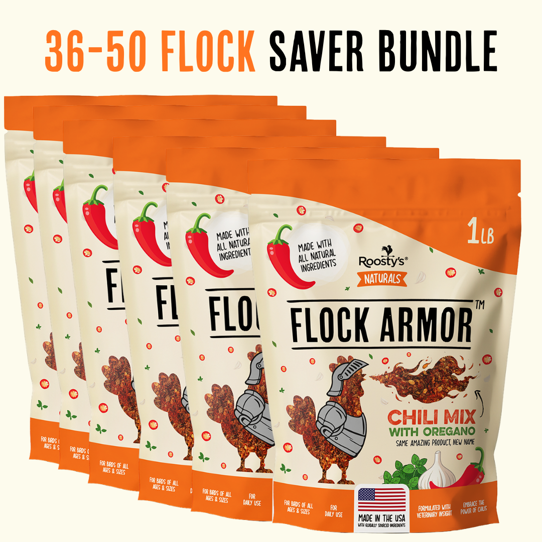 36-50 Flock Size - Daily Deworm + Gut Support Saver Bundle (8 Packs)