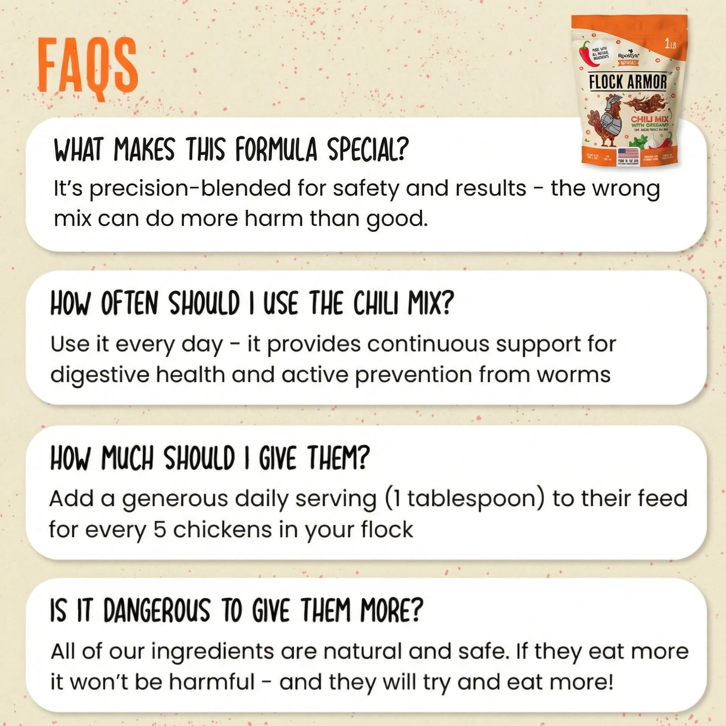 Desparasitante 100% natural para pollos: mantén a tus gallinas en forma y libres de lombrices.