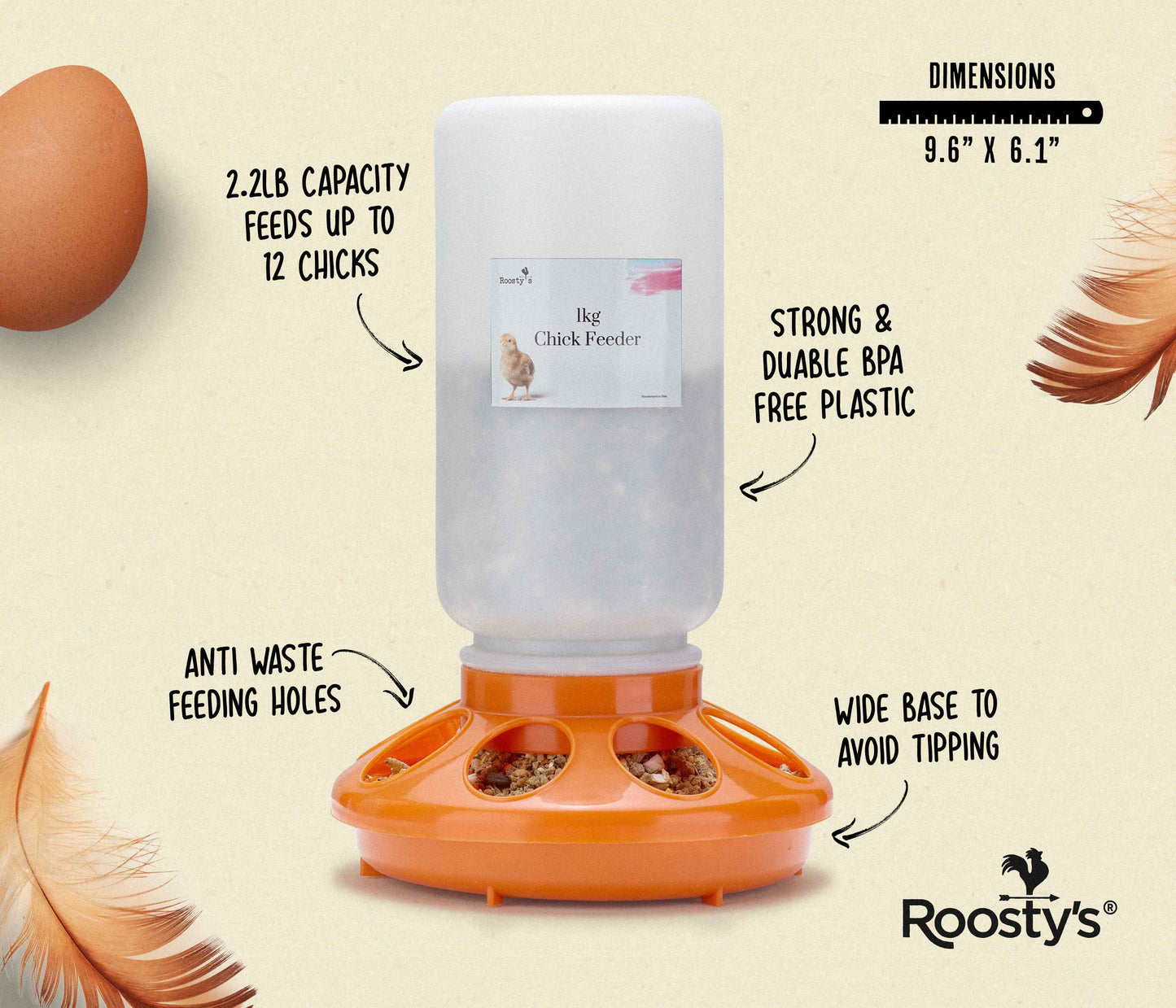 Original Chick Feeder & Waterer Set