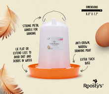 Load image into Gallery viewer, Roosty&#39;s Chick Feeder &amp; Drinker Set
