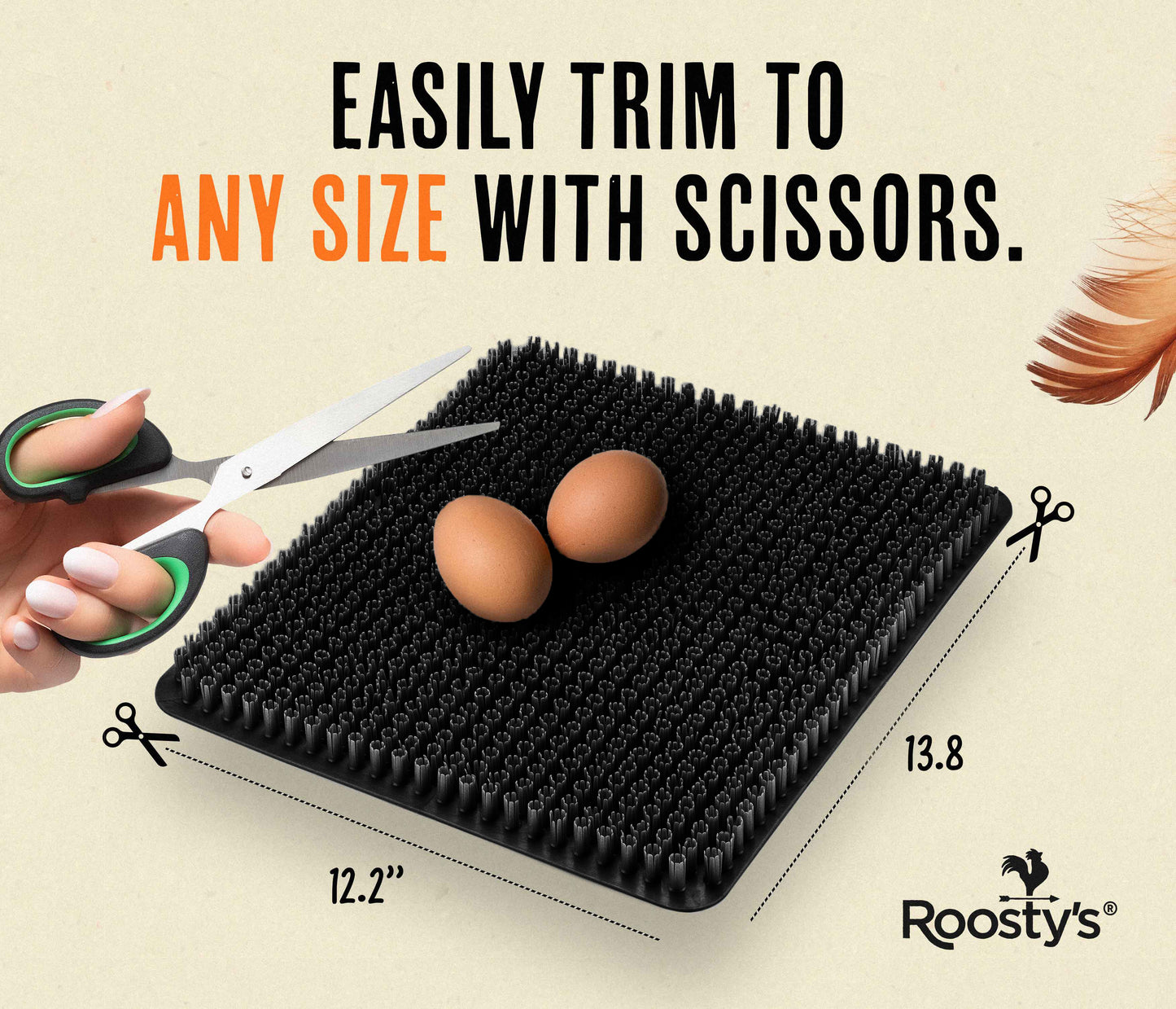 Roosty's Washable Chicken Nesting Pads (x6)