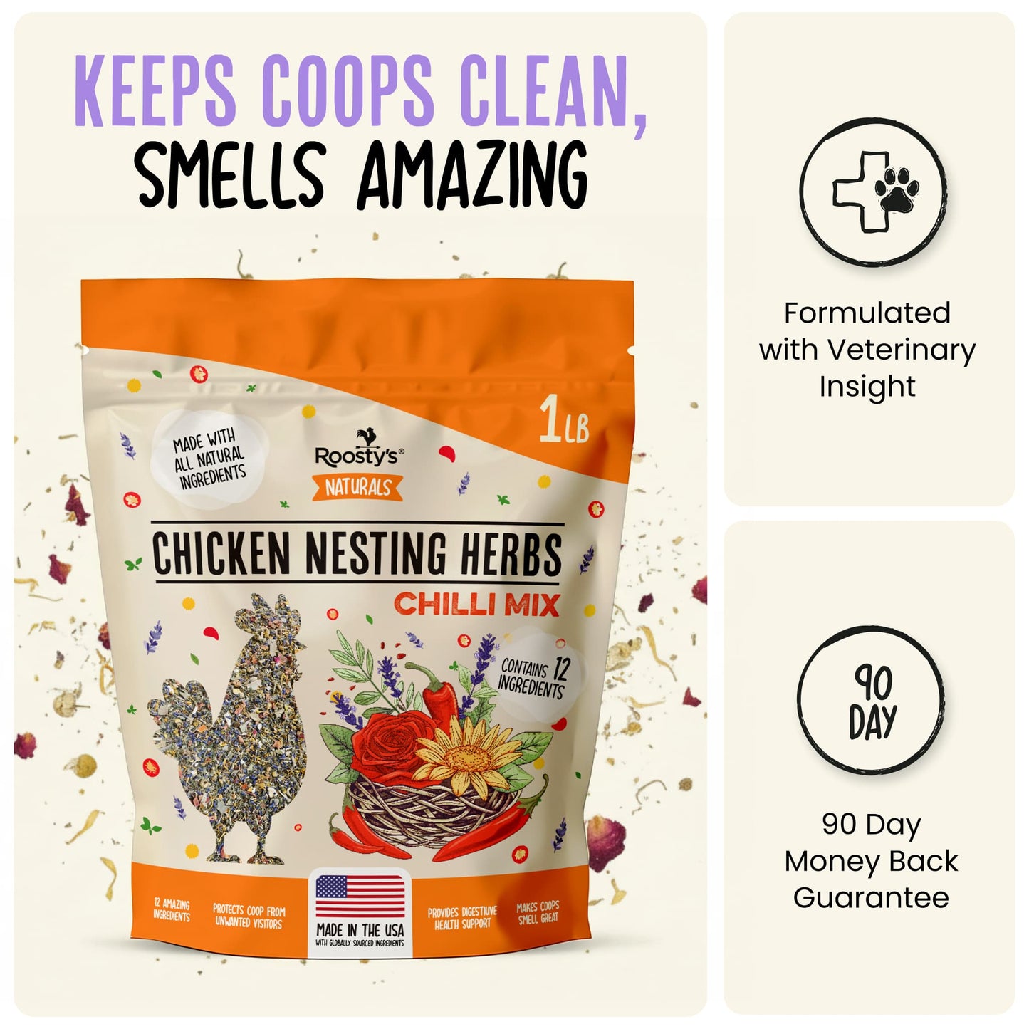 Nesting Herbs - Natural Support for Clean Coops & Healthy Hens