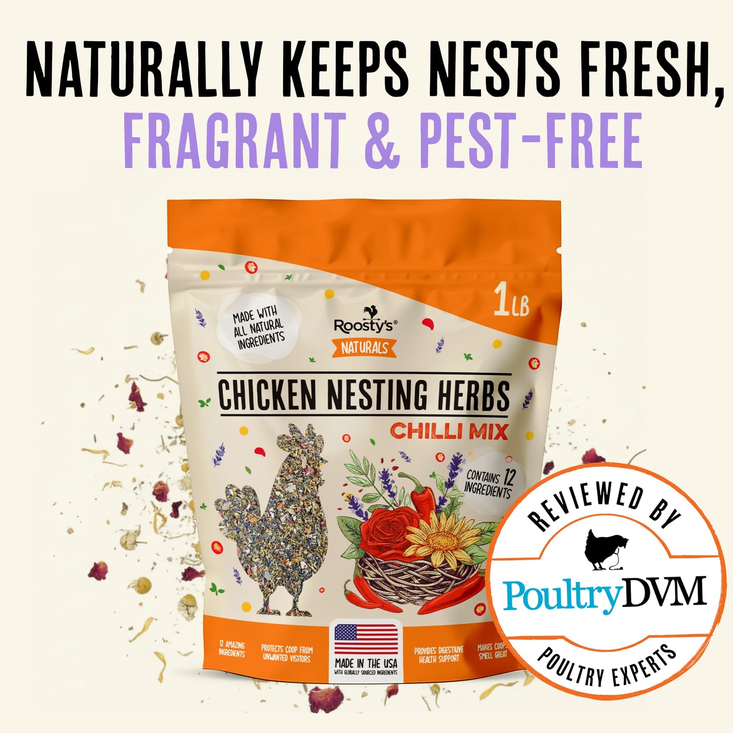 Nesting Herbs - Natural Support for Clean Coops & Healthy Hens