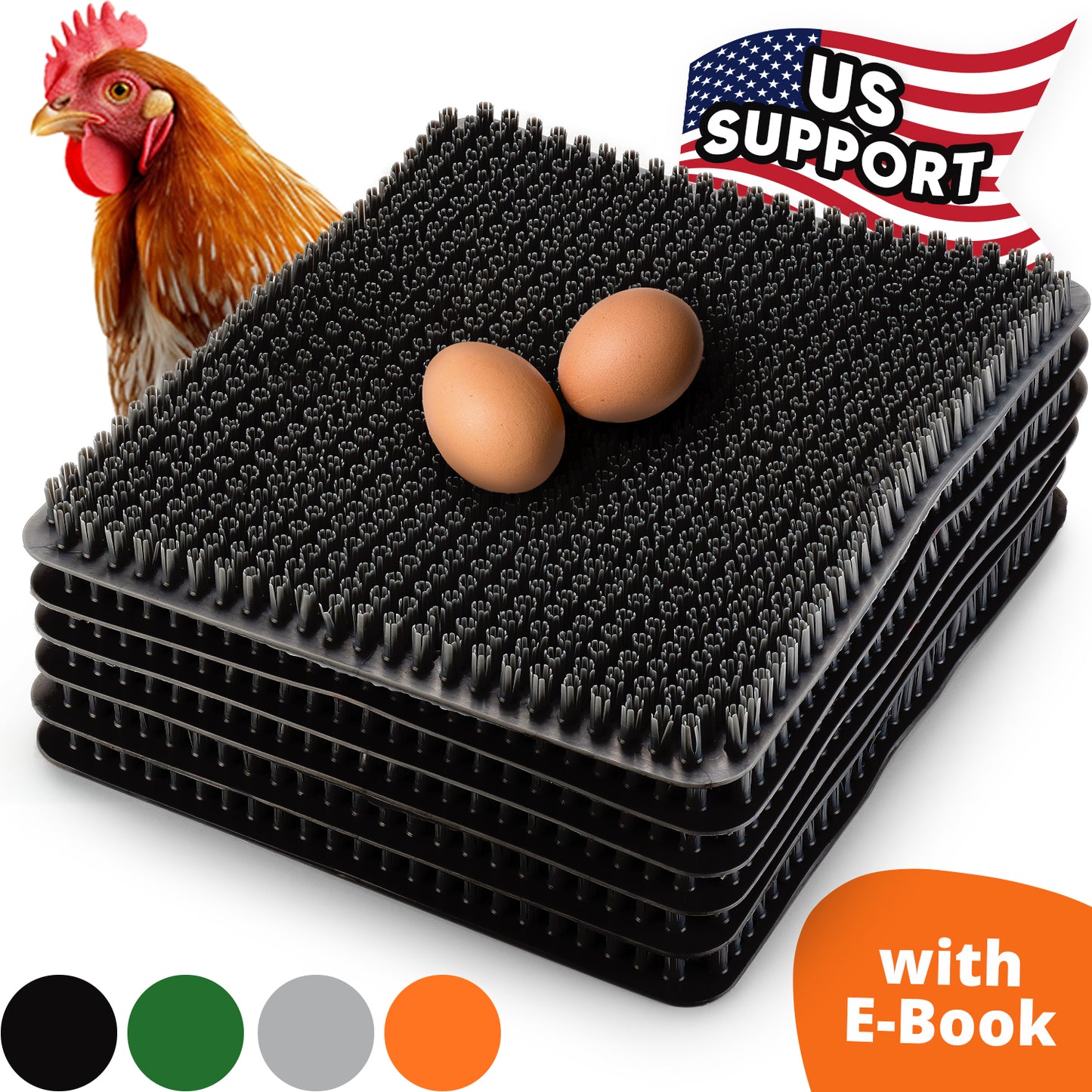 Roosty's Washable Chicken Nesting Pads (x6)