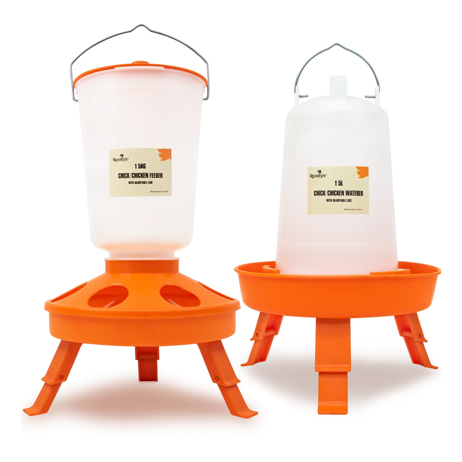 Roosty's Chick Feeder and Waterer Kit