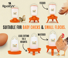 Load image into Gallery viewer, Roosty&#39;s Chick Feeder and Waterer Kit

