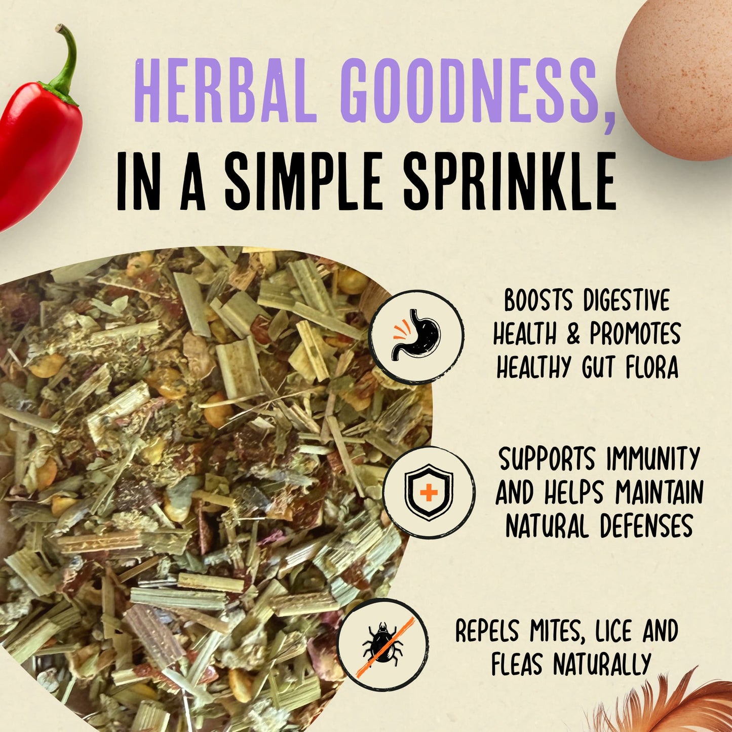 Nesting Herbs - Natural Support for Clean Coops & Healthy Hens