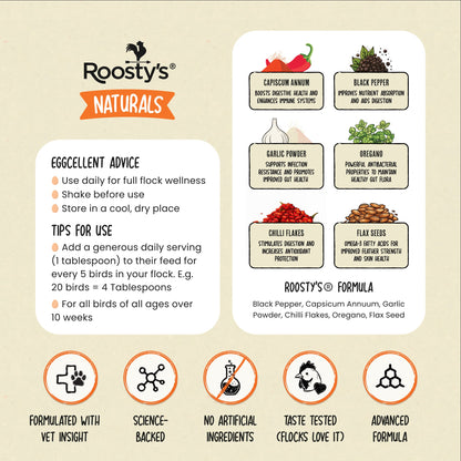 Desparasitante 100% natural para pollos: mantén a tus gallinas en forma y libres de lombrices.