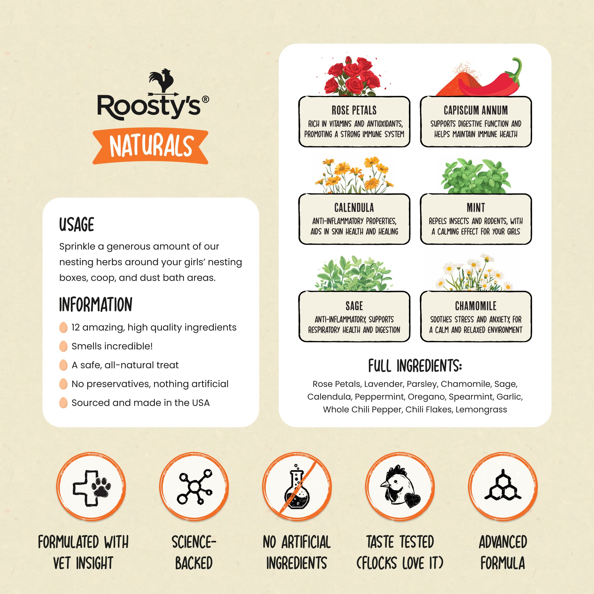 Nesting Herbs - Natural Support for Clean Coops & Healthy Hens