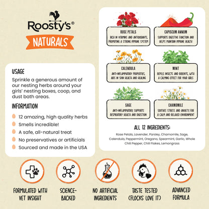 Nesting Herbs - Natural Support for Clean Coops & Healthy Hens