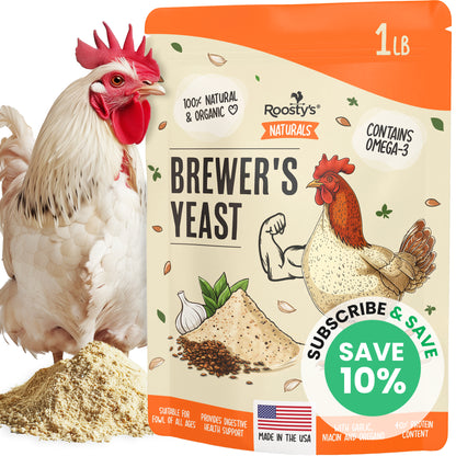 Brewer's Yeast - Over 40% Protein | 1LB Pouch