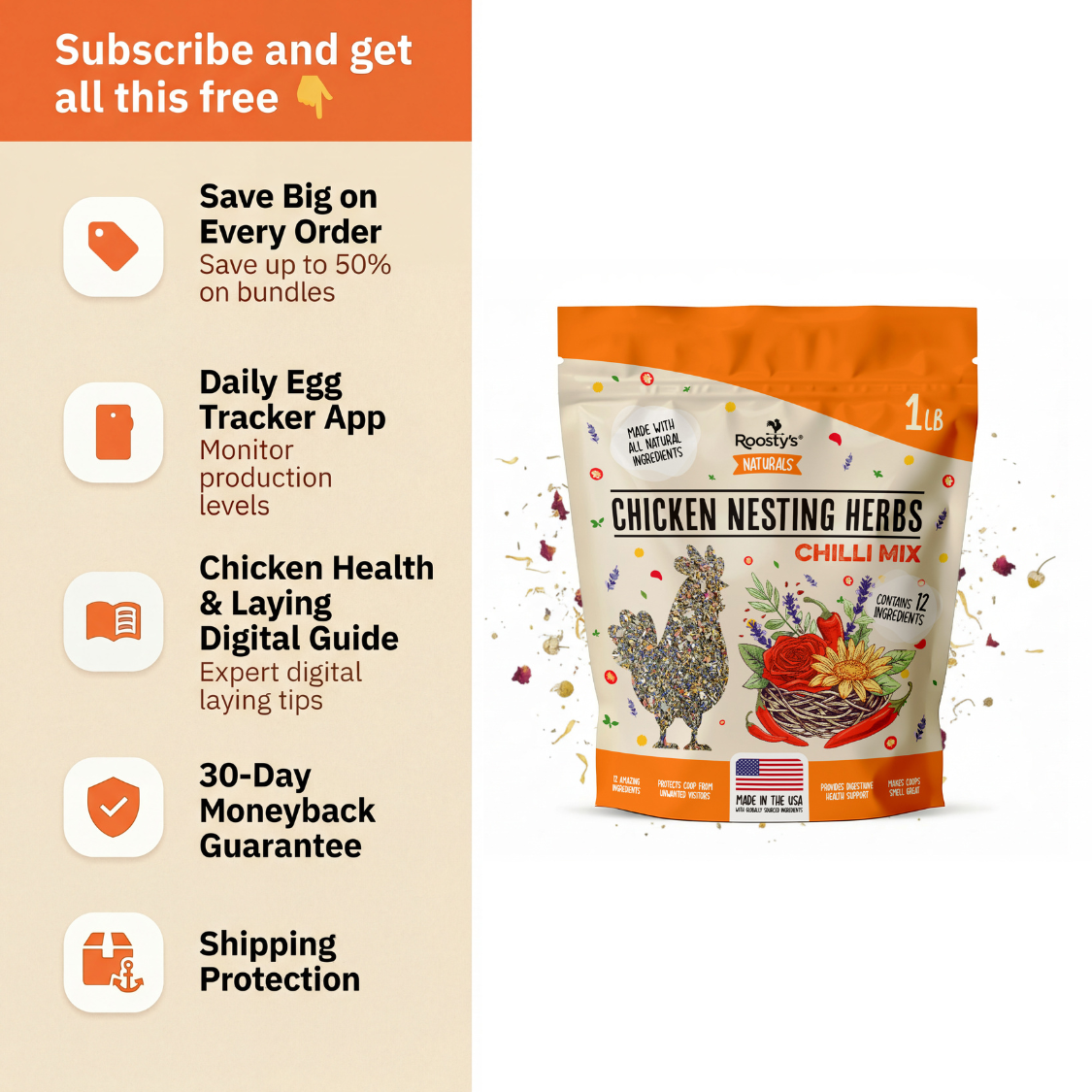 Nesting Herbs - Natural Support for Clean Coops & Healthy Hens